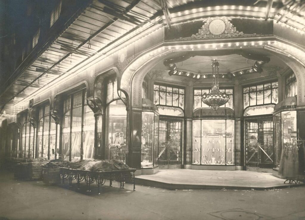 nancy magasins reunis entree rue mazagran en 1912