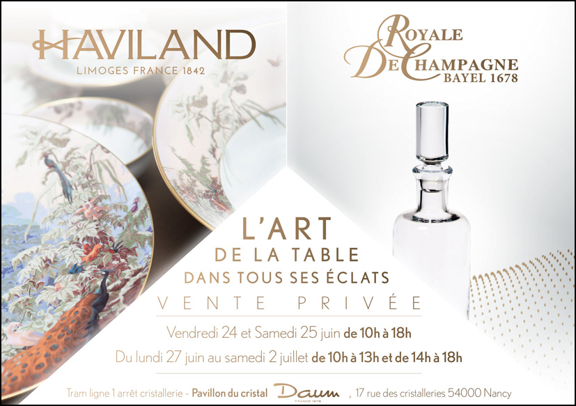 pavillon daum de nancy vente haviland royale de champagne juin 2016