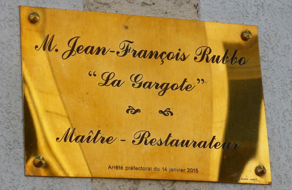 la gargote restaurant gastronomique laxou nancy jaen françois rubbo laurence rubbo