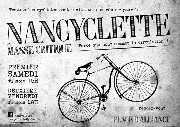 nancyclette balades à vélo nancy