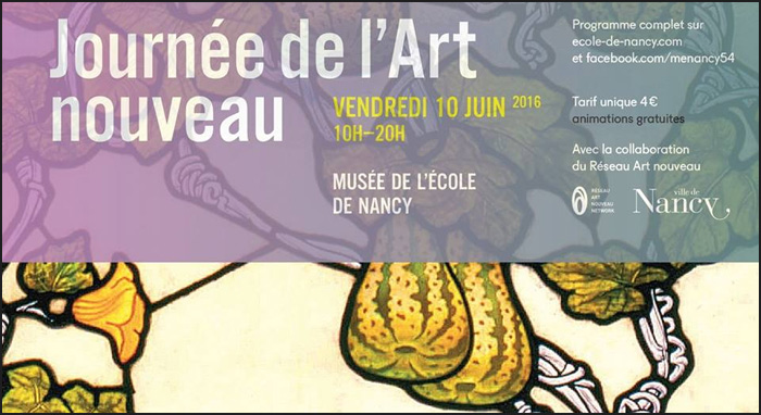 10 juin 2016 journée art nouveau musee de l'ecole de nancy