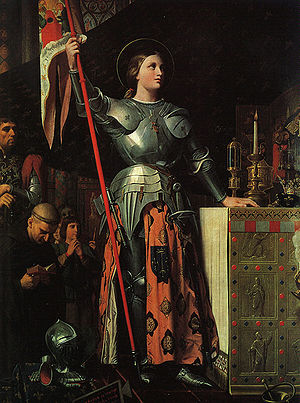 Jeanne d'Arc au sacre du roi Charles VII Jean-Auguste-Dominique Ingres Date 1854