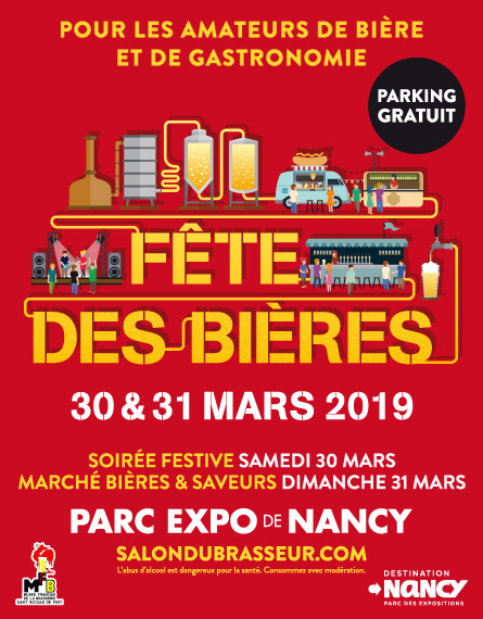 fête des bières à nancy 30 et 31 mars 2019
