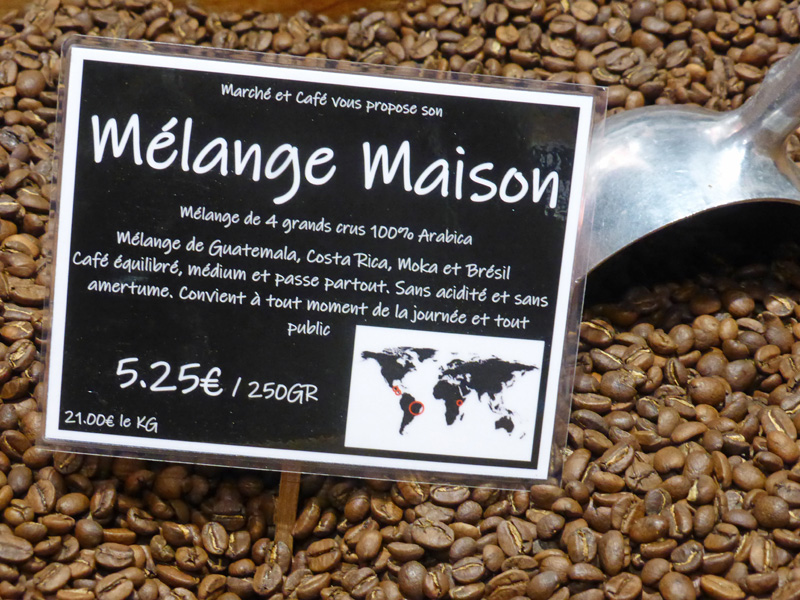 marché & café torréfaction de café en grains arnaud malgras