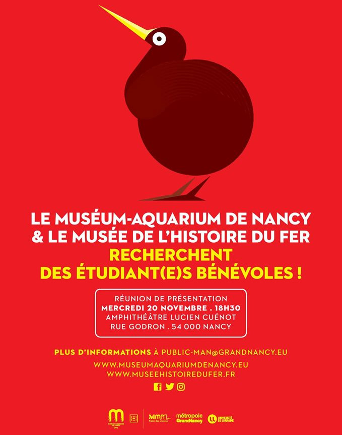 les jobs étudiants du museum aquarium de Nancy