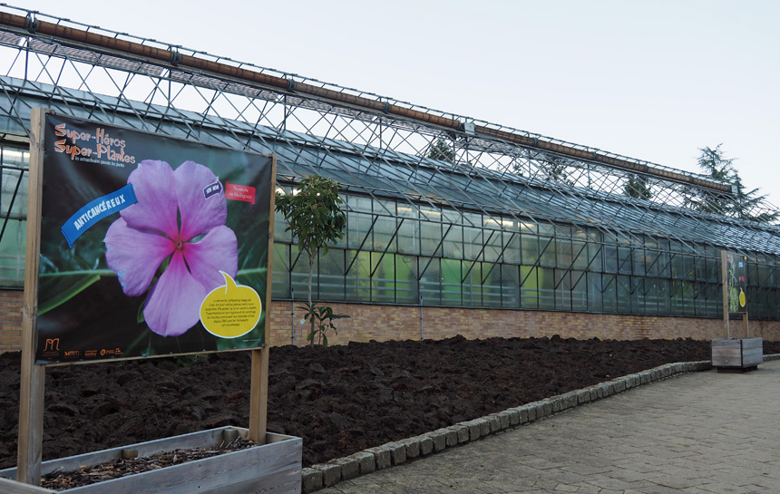 jardin botanique jean-marie pelt à villers lès nancy expo super heros super plantes
