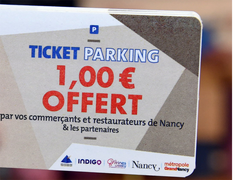 naancy juin 2020 ticket commercant 1 euro parking
